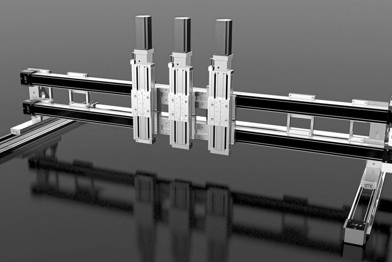 Mit leistungsstarken Linearsystemen lassen sich auch sehr spezielle Anforderungen optimal erfüllen – zum Beispiel mit einem 5-Achs-Modul. (Bild: IEF-Werner GmbH)