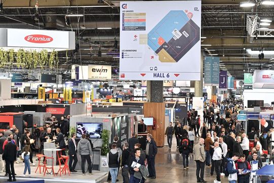 La prochaine édition de Global Industrie se déroulera à Eurexpo Lyon du 15 au 18 mars 2027.(Source :  GL events)