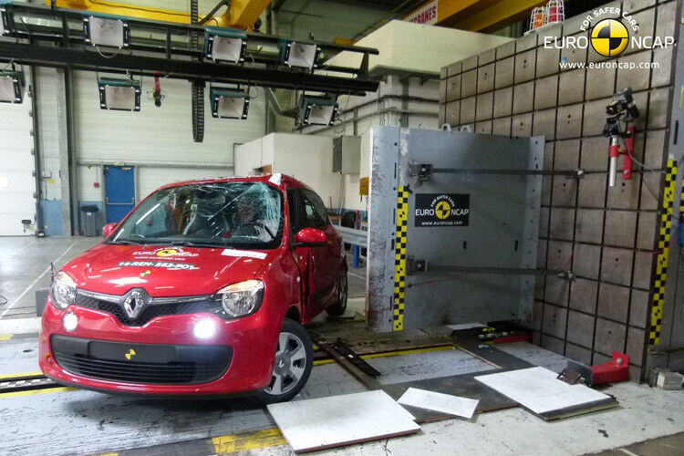 Für den Renault Twingo gab es vier Sterne... (Foto: Euro NCAP)
