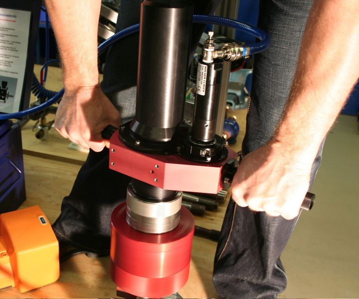 Antrieb mit Druckluftlamellenmotor ME28/100 von Holger Clasen. Bild: Holger Clasen (Archiv: Vogel Business Media)