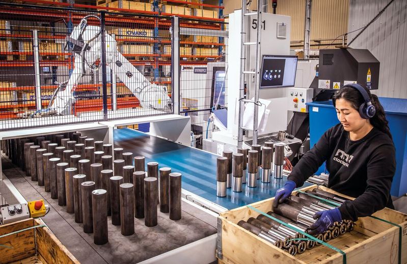 Fårbo Mekaniska fertigt seit Jahrzehnten Komponenten für die Bereiche Bergbau, Werkzeugbau, Stahlherstellung und Maschinenbau.(Bild:  Comara)