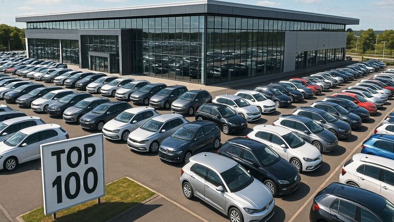 Die Top-100-Autohausgruppen sind 2025 weiter gewachsen und bedienen einen immer größeren Anteil des deutschen Fahrzeugmarktes.(Bild:  Dall-E / KI-generiert)