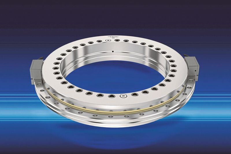 Innerhalb der RTB-Baureihe von Rodriguez wurde der Typ ABS mit integriertem Absolutwertgeber weiter optimiert: Die Lager sind jetzt noch präziser und leistungsfähiger und zeichnen sich u.a. durch verbesserte Steifigkeit aus. (Bild: Unitec/Rodriguez GmbH)