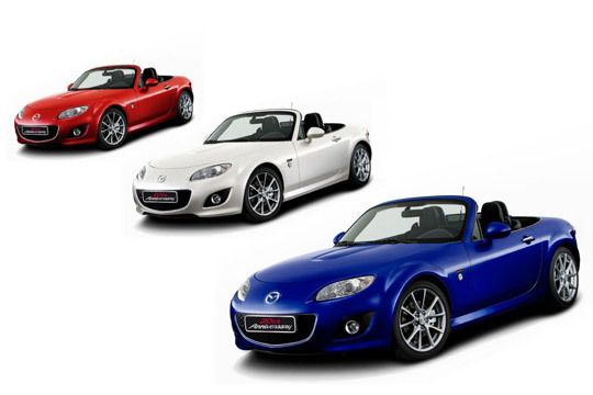 Zum 20-jährigen Jubiläum des Klassikers zeigt Mazda in Genf eine limitierte Sonderedition des MX-5. (Archiv: Vogel Business Media)