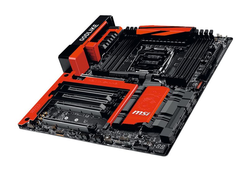 Das Haswell-E-Mainboard MSI X99A Godlike Gaming ist die Basis für den Gaming-PC von Mifcom. (Bild: MSI)