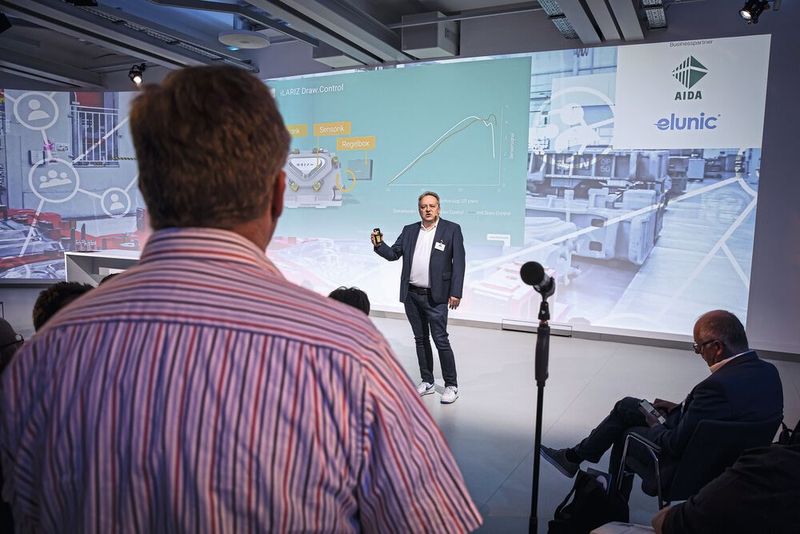 Impressionen der 4. Fachtagung „Mehr Effizienz im Presswerk“ am 15. Juni 2023 in Würzburg. (Bild: VCG/Stefan Bausewein)