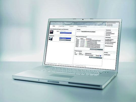 Auf der Startseite von PaSS erhält die Freie Werkstatt alle wichtigen Informationen im Überblick.(Foto:  BMW)