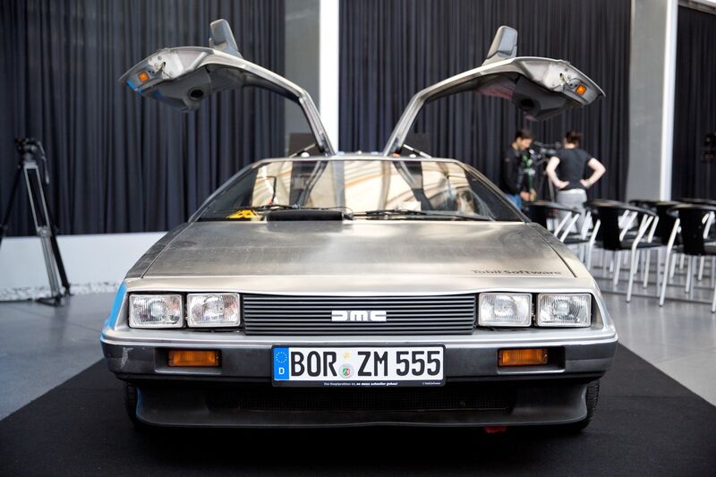 Vergangenes Jahr stand der DeLorean aus dem Film „Zurück in die Zukunft“ im Mittelpunkt. Auch dieses Jahr war er wieder mit dabei. ()