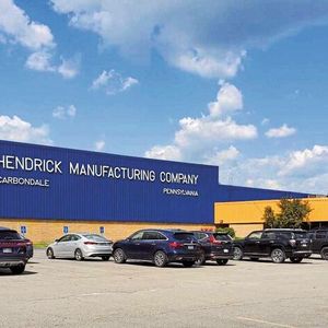 Firmengebäude der Hendrick Manufacturing Company in Carbondale Pennsylvania.(Bild:  Schnutz)