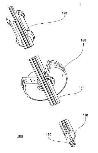 Ein medizinisches Instrument zum Einbringen einer fluidförmigen therapeutischen Substanz in einen Hohlraum eines Körpers(Bild:  Capnopharm/DPMA)