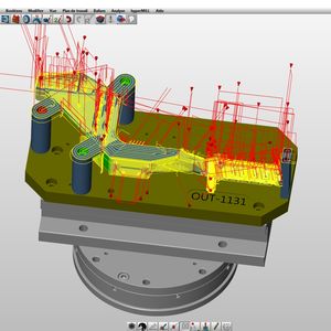 Easy to use interface, even for Complex Parts: The hyperMILL user interface remains clear and intuitive—even when programming the most complex geometries.

 (Source: Comat)