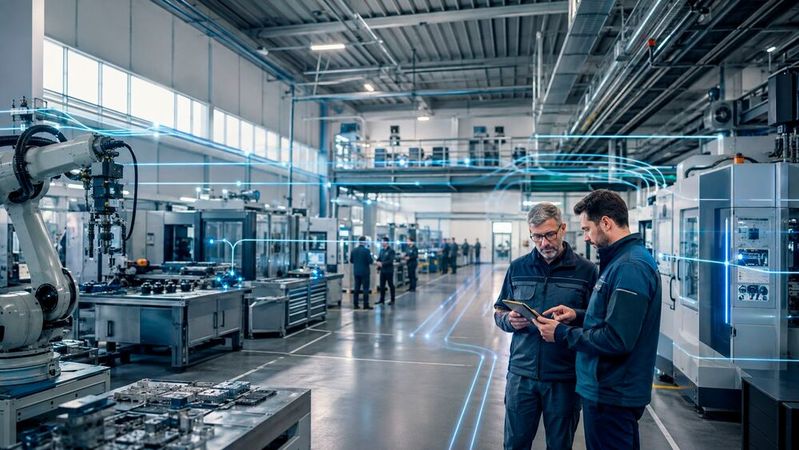 ine jahrzehntealte Steuerungsanlage lässt sich nicht einfach patchen wie ein Büro-Laptop. Genau an dieser Realität scheitern viele NIS2-Umsetzungen in der Produktion.(Bild:  Gemini / KI-generiert)