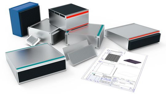 Wöhr hat Aluminium-Kühlkörpergehäuse neu ins Produktportfolio aufgenommen.(Bild:  Richard Wöhr GmbH)