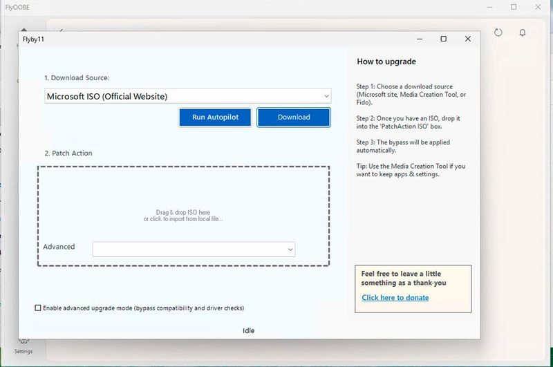 Flyby11 ist Bestandteil von FlyOOBE. (Bild: Joos | FlyOOBE)
