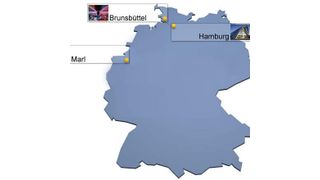 Sasol hat in Deutschland Standorte in Hamburg, Marl und Brunsbüttel. In Brunsbüttel wird die Kapazität der Aluminat-Herstellung erweitert. (Bild: Sasol)
