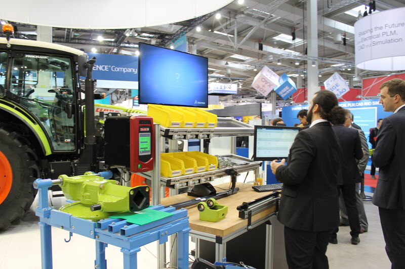 Bei Dassault Systemès kann man die 3D-Experience-Plattform von der Ideenfindung bis zur Montage live erleben. (Schulz)