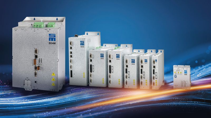 Auf der SPS 2026 zeigt Sieb & Meyer die vollständige SD4S-Serie. Ergänzt werden die SD4S durch Geräte der SD4B- und SD4M-Serien. Damit steht für jedes Gerät aus der bisherigen SD2S-Familie ein Nachfolger auf Basis der neuen Gerätegeneration mit überarbeiteter Technologie zur Verfügung.(Bild:  ©Parsudi/stock.adobe.com/Sieb & Meyer; bearbeitet)