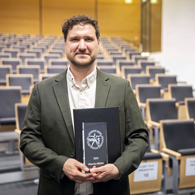 Dr. Maurice Michel, gewinner des Eppendorf Award for Young European Investigators 2023.