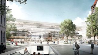 Mit dem Neubau des Hauptbahnhofs will die Stadt München auch in Sachen Verkehrswende etwas anstoßen. (Auer Weber Architekten)