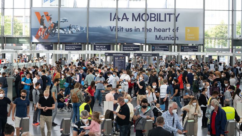 Die IAA Mobility hat ihre Anziehungskraft auf Autohändler offenbar verloren.(Bild:  Oliver Tamagnini/IAA Mobility)