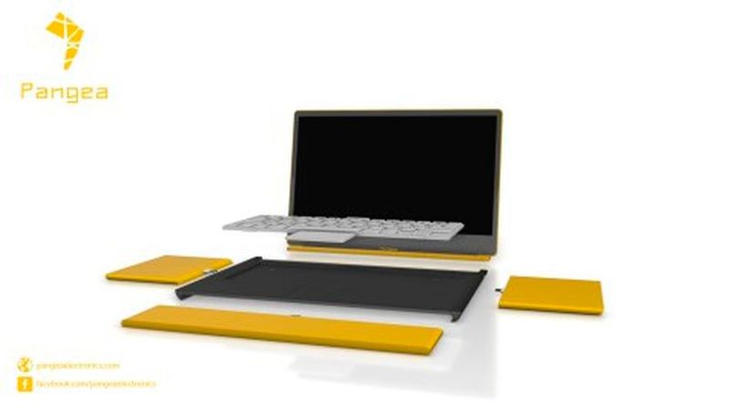 Pangea Electronics (Stand 93): Das Pangea Sun kann alles was von einem Notebook erwartet wird und noch mehr: Durch seine modulare Konstruktion lassen sich Einzelteile austauschen und nach eigenen Bedürfnissen anpassen. Einzelteile lassen sich wiederverwenden – Das schont Portemonnaie und Ressourcen. Pangea Electronics ist ein Startup für eine innovative, umweltfreundliche und nachhaltige Technologie. Wir möchten einen positiven Beitrag im Bereich Herstellung nachhaltige Elektronik und Design leisten. Dabei ist es für uns besonders wichtig, den Umweltgedanken ganz oben zu halten. Zusammen mit unserer Community, werden wir die Produkte von morgen neu gestalten.  (Bild: Pangea)