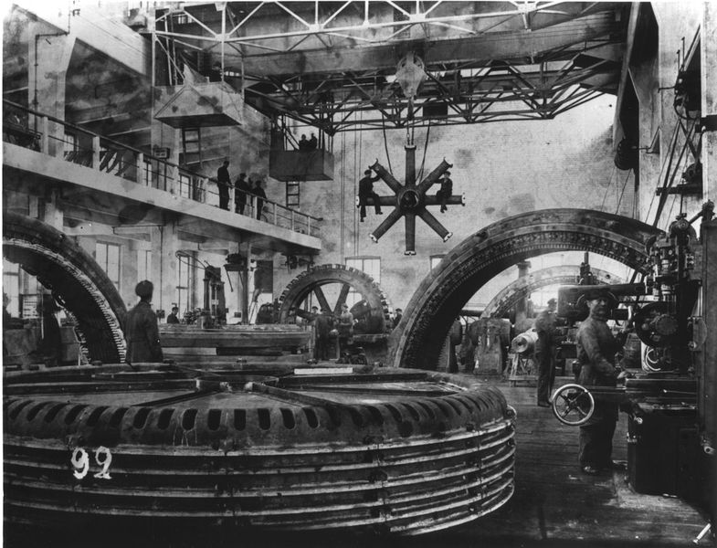Die Strömberg Maschinenenfabrik in Helsinki 1922 (Bild: ABB)