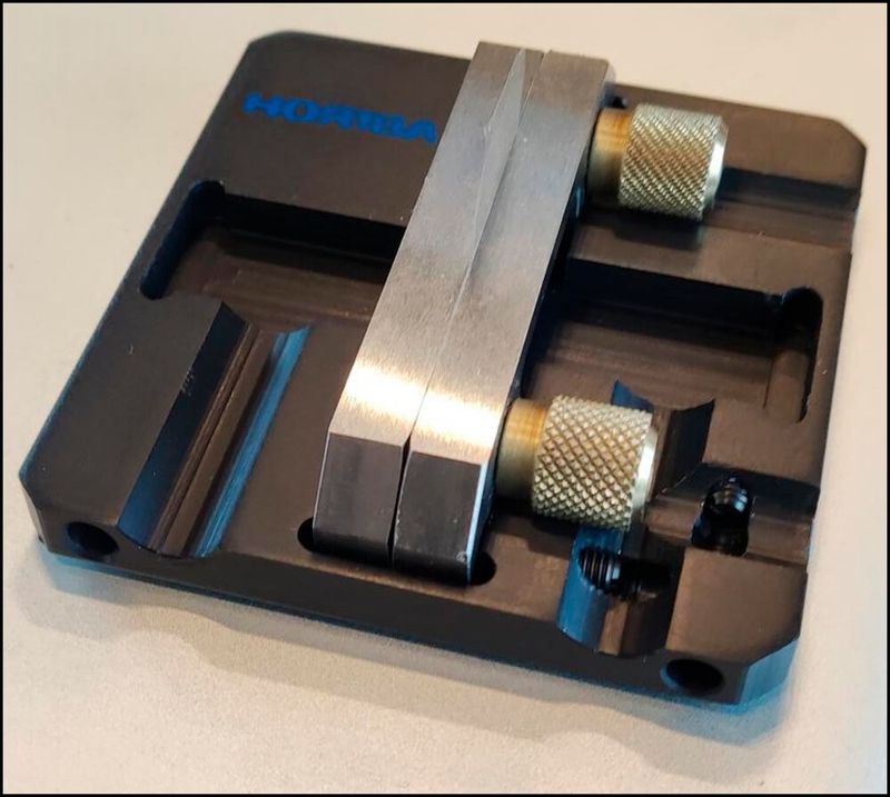 Figure 2 – “Polymer holder”: Holder for easy preparation and analysis of cross-sections.