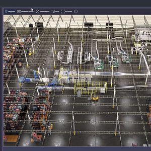 Pepsico digitalisiert ausgewählte Produktionsstätten und Lagerhäuser in den USA mithilfe von Digital Twin Composer.(Bild:  Pepsico)