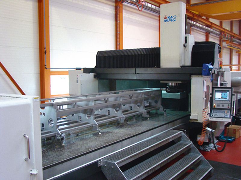 Portalfräsmaschine Kao Ming. (Bild: Lobag)