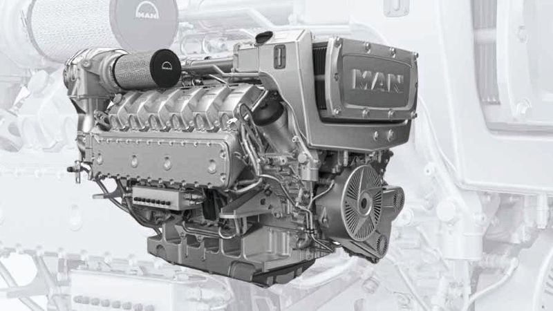 MAN benötigte kurzfristig 10 Bronzekrümmer für einen Marinemotor, die den hohen Ansprüchen des hochbelasteten Bauteils genügen müssen.(Bild:  MAN Truck & Bus)