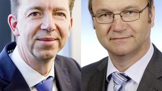 Christian Dahlheim (li.) übernimmt zum 1. Oktober den Posten von Fred Kappler (re.). (Volkswagen)