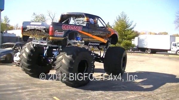 Der Bigfoot 20: der weltweit erste Monstertruck mit Elektroantrieb macht mit über 260 kW und 1100 Nm Autos umweltschonend platt (Bild: Bigfoot 4x4 Inc.)