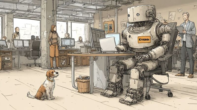 Künstliche Intelligenz kann bei klassischen Administratoren-Tätigkeiten wie Unified Endpoint Management wertvolle Dienste leisten.(Bild:  Midjourney / KI-generiert)