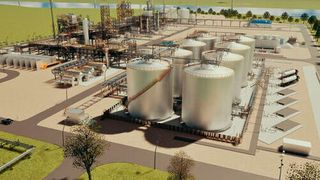 Currently under construction in Delfzijl, the new SAF facility will support the Netherlands’ efforts to meet the EU’s sustainable aviation fuel mandate. (Source: Emerson )