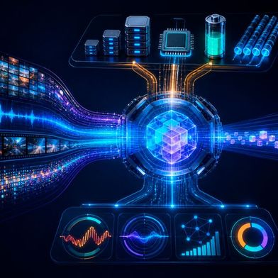 Adaptive Kompression berücksichtigt die Art der Daten, vorhandene Ressourcen, Systembedingungen und Datenzugriffshäufigkeit. (Bild: KI-generiert)