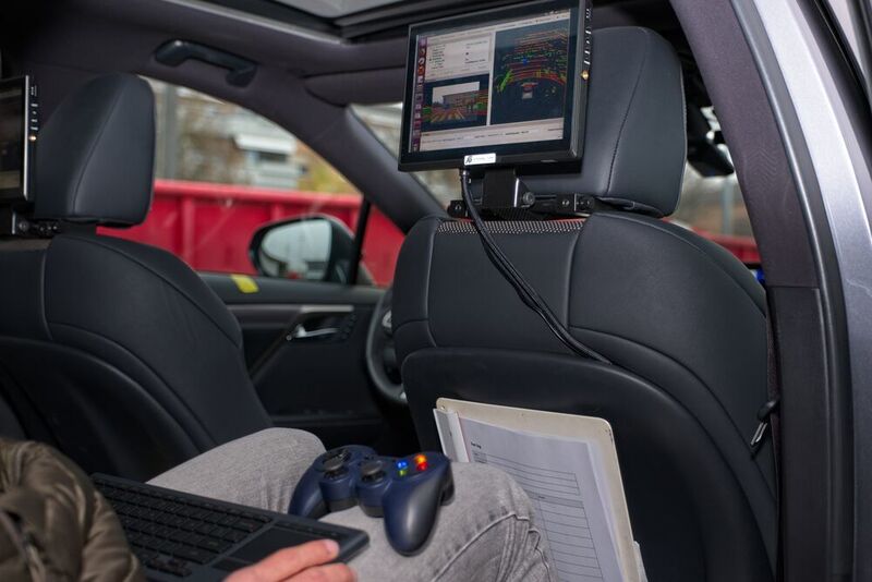 Der Sehtest soll eine regelmäßige Überprüfung der Sensorik in autonomen Fahrzeugen ermöglichen.
 (Empa)