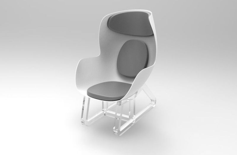 Die hochempfindlichen Piezosensoren in der Sitzschale können selbst die kleinsten Vibrationen im menschlichen Körper wie den Herzschlag, die Atemfrequenz und viele weitere Faktoren erfassen. (Bild: THK)