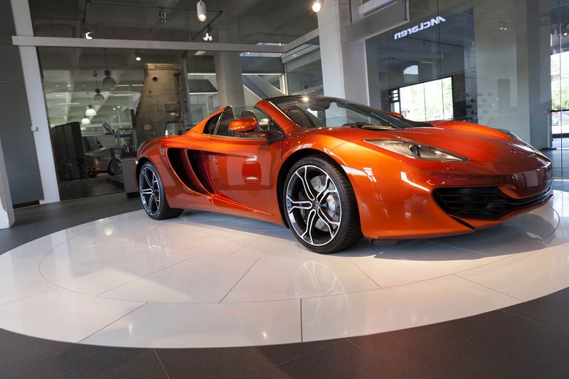 Aufregende Autos: Unter anderem war auch ein McLaren MP4 zu sehen. (Ebertlang)