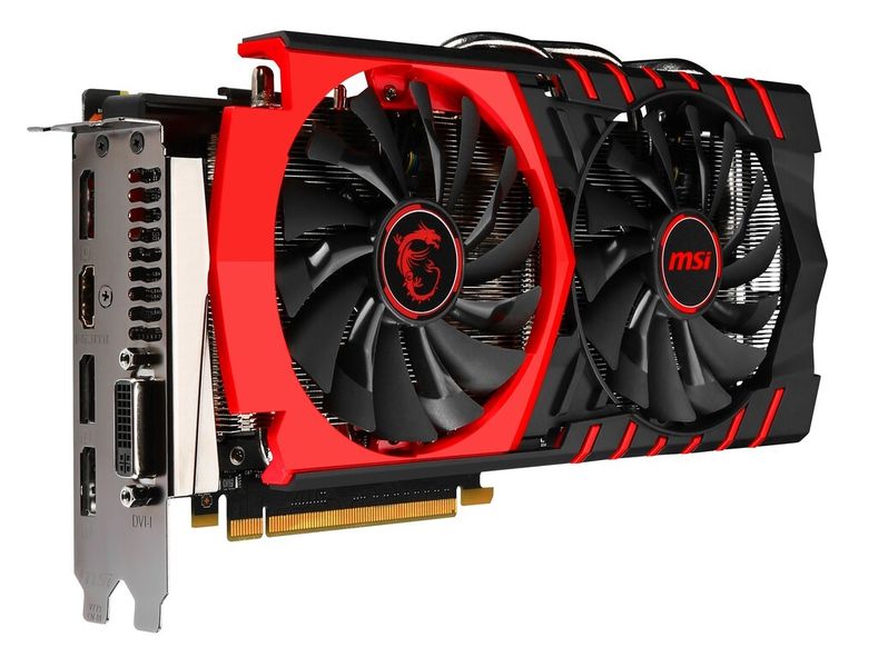 Die neue MSI GTX 960 Gaming 4G besitzt eine verbesserte Kühlung für höhere Taktraten. (Bild: MSI)