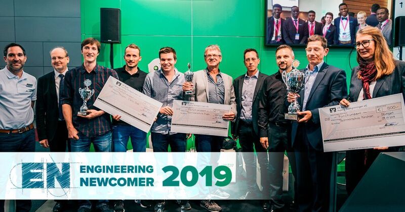 Die Gewinner des 6. Newcomer Engineering Awards. (Cadenas)