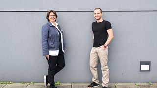 Senior Co-Autorin Sylvia Knapp und Erstautor Philipp Starkl (Bild: Laura Alvarez, CeMM)