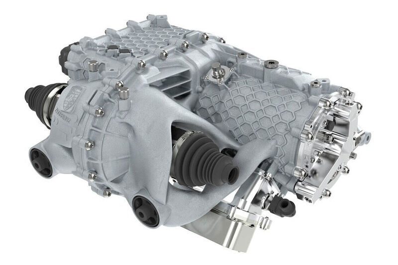 Durch Funktionsintegration sind im Vergleich zum konventionell hergestellten Antrieb in der Montage 40 Arbeitsschritte weniger notwendig. (Porsche)