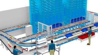 
Das automatische Kleinteilelager „Flexpick+“ von Wegener + Stapel (W+S) adressiert insbesondere kleine und mittelständische Unternehmen. (Wegener + Stapel)