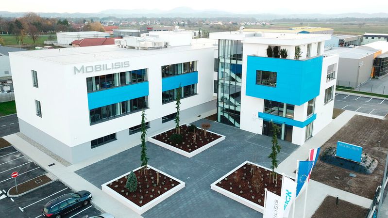 Das Gebäude des Mobilisis-Firmensitzes in Varaždin/Kroatien.(Bild:  Mobilisis)
