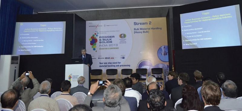 The 2013 edition of Powder & Bulk Solids India witnessed a massive footfall. (Picture: Vogel Business Media India)