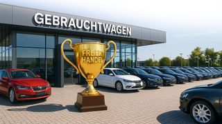 Marktanteil auf Allzeithoch: Der freie Handel hat den Markenhandel im vergangenen Jahr überflügelt, wie der DAT-Report 2026 zeigt. (Bild: Dall-E / KI-generiert)