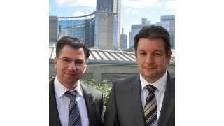 Fred Benz (li.) und Bernd Bürger von Webauto.de. (Richter)