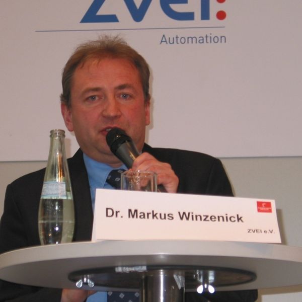 Dr. Markus Winzenieck, Fachverband Automation, Fachbereich Messtechnik und Prozessautomatisierung, ZVEI (Archiv: Vogel Business Media)