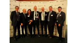 Inglass group president Maurizio Bazzo was awarded with the EY award in Industrial Products category in November 2015. (Source: Inglass)
