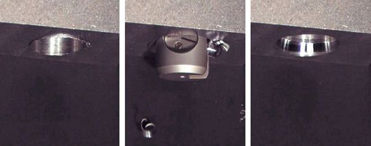 Mechanische Entgratlösungen mit beweglicher Schneide, wie hier das Werkzeug «COFA» von Heule, liefern fertig entgratete Werkstücke direkt von der Maschine.(Bild:  Heule)